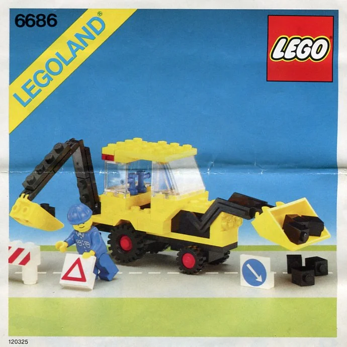 Backhoe Loader 乐高 LEGO 6686 image 1