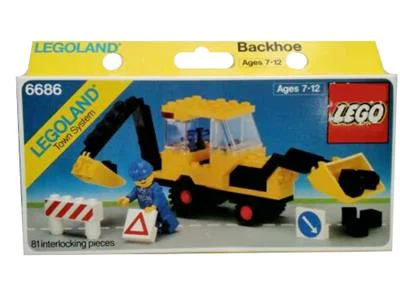 Backhoe Loader 乐高 LEGO 6686 image 3