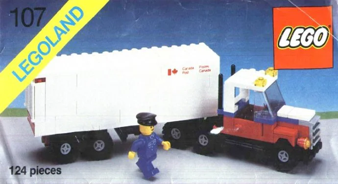 Mail vehicle 乐高 LEGO 107-2