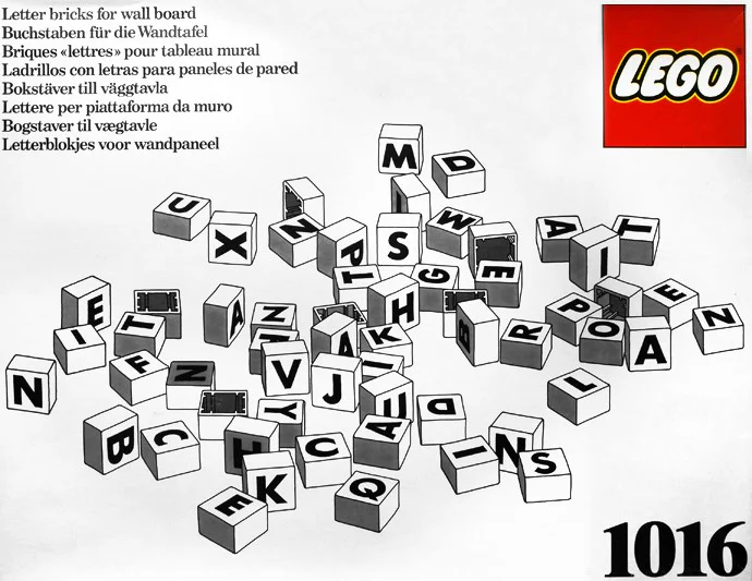 Capital Letter Brick 乐高 LEGO 1016 image 1