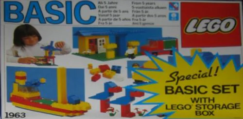 "Essential Construction Kit with Storage Box" 乐高 LEGO 1962 image 3