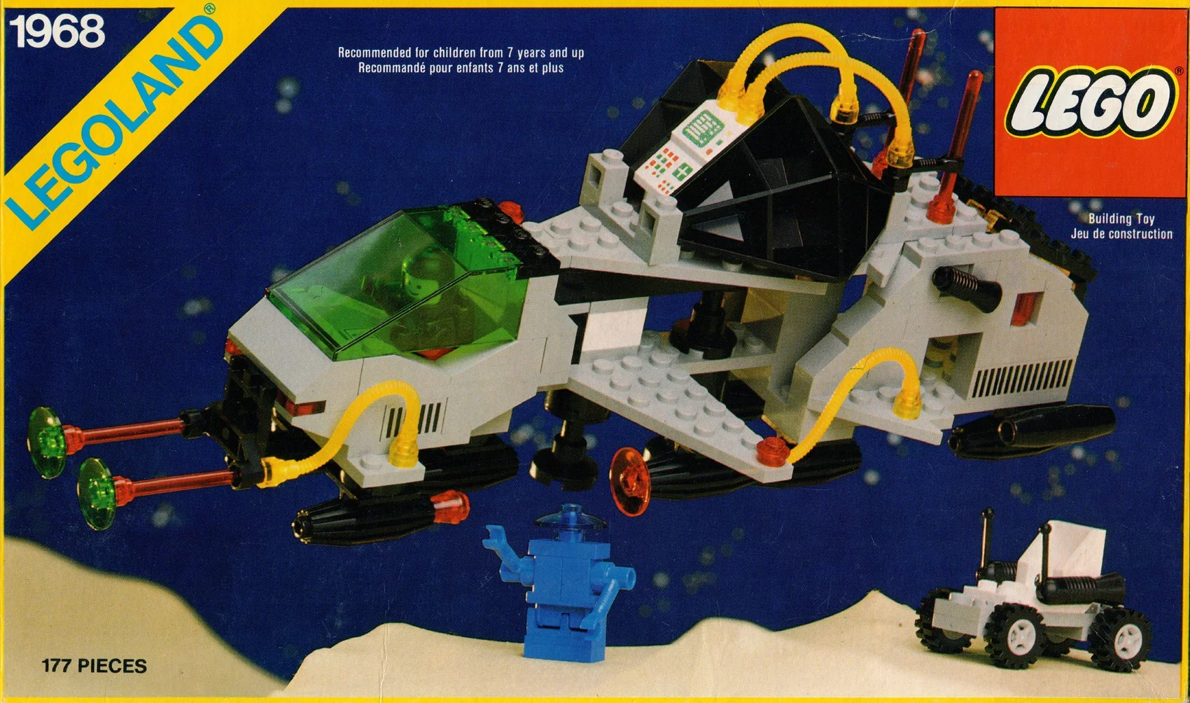High-Speed Spacecraft/Heavy-Spacecraft Carrier 乐高 LEGO 1968 image 3