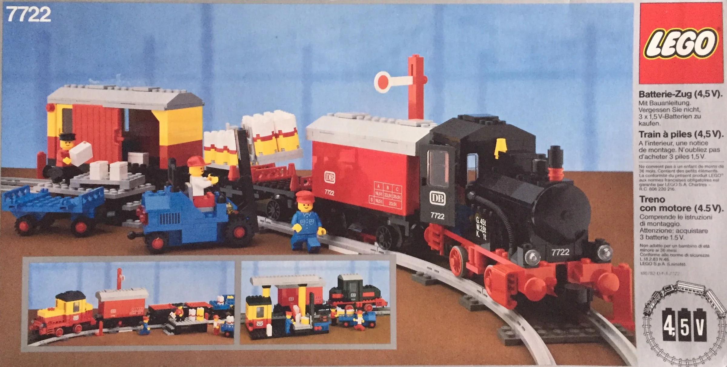 City: Steam cargo train 乐高 LEGO 7722 image 1