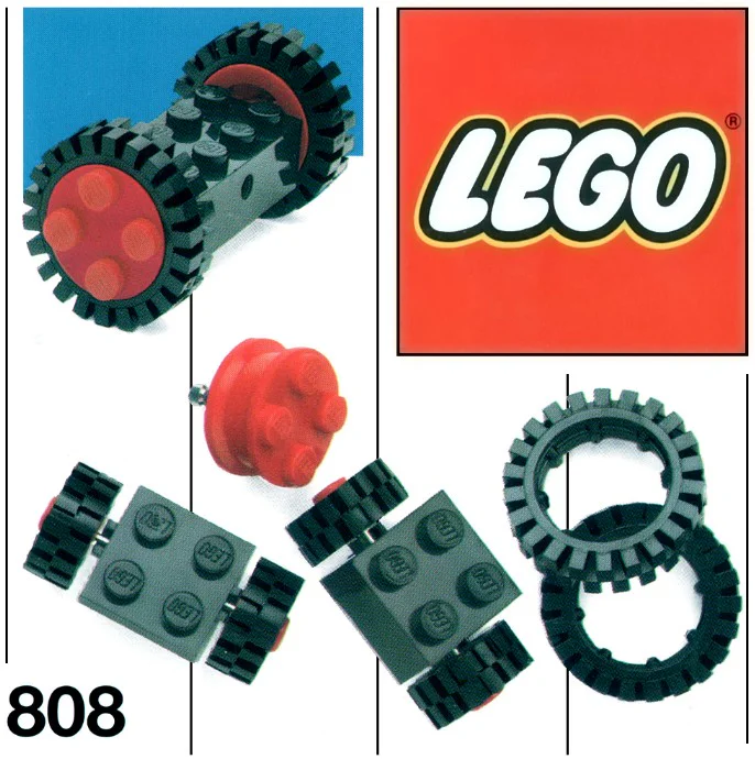Wheel and tire 乐高 LEGO 808