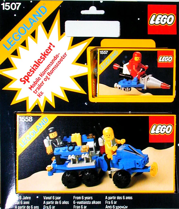 Space: Mobile Command Trailer 乐高 LEGO 1558 image 2