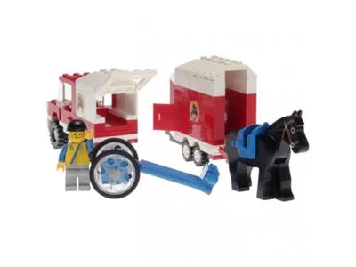 Trolley and horse-drawn carriage 乐高 LEGO 6359 image 3