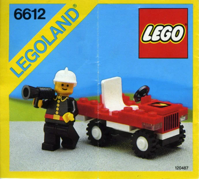 Fire Department: Fire Chief's Car 乐高 LEGO 6612 image 1