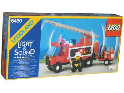 Fire: ladder fire truck 乐高 LEGO 6480 image 4