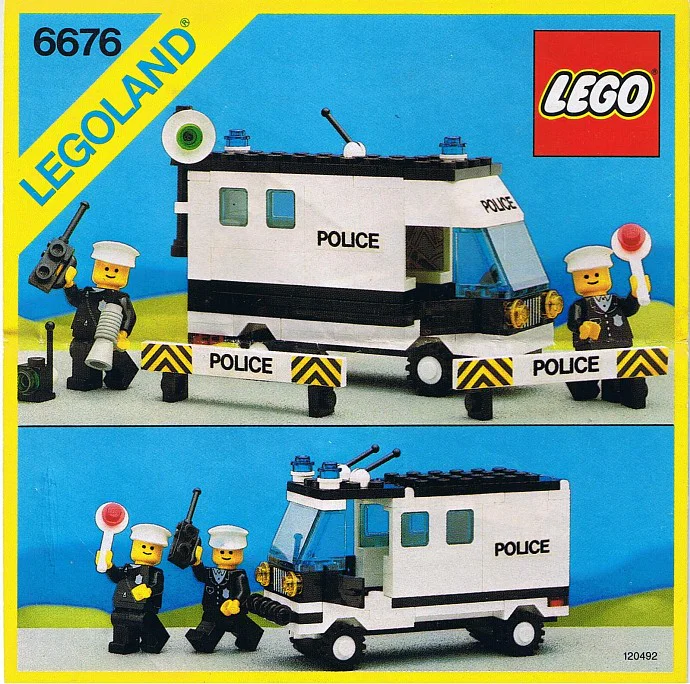 Police: mobile command vehicle 乐高 LEGO 6676 image 1