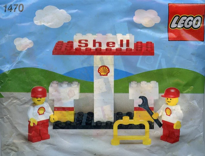 Sinopec gas station staff 乐高 LEGO 1470