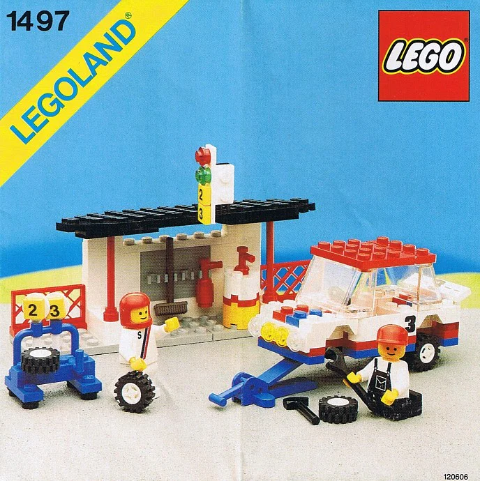 Pit Stop and Crew 乐高 LEGO 1497 image 1