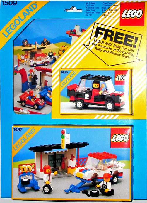Pit Stop and Crew 乐高 LEGO 1497 image 2