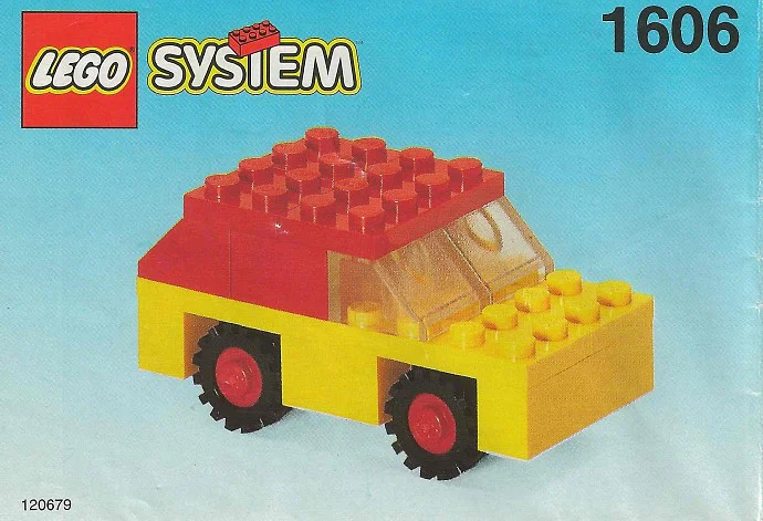 "Hong se car" 乐高 LEGO 1606 image 1