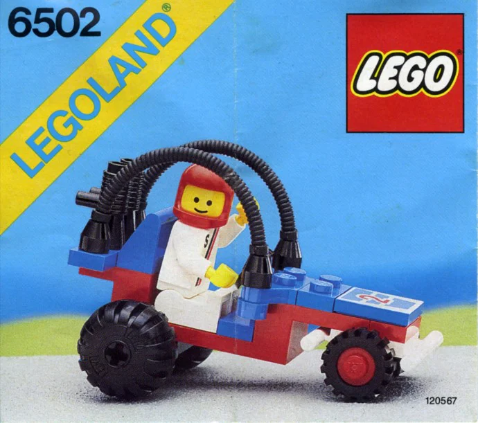 Turbocharged racing driver 乐高 LEGO 6502 image 1