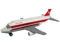 Jet aircraft of Canadian Airlines.
