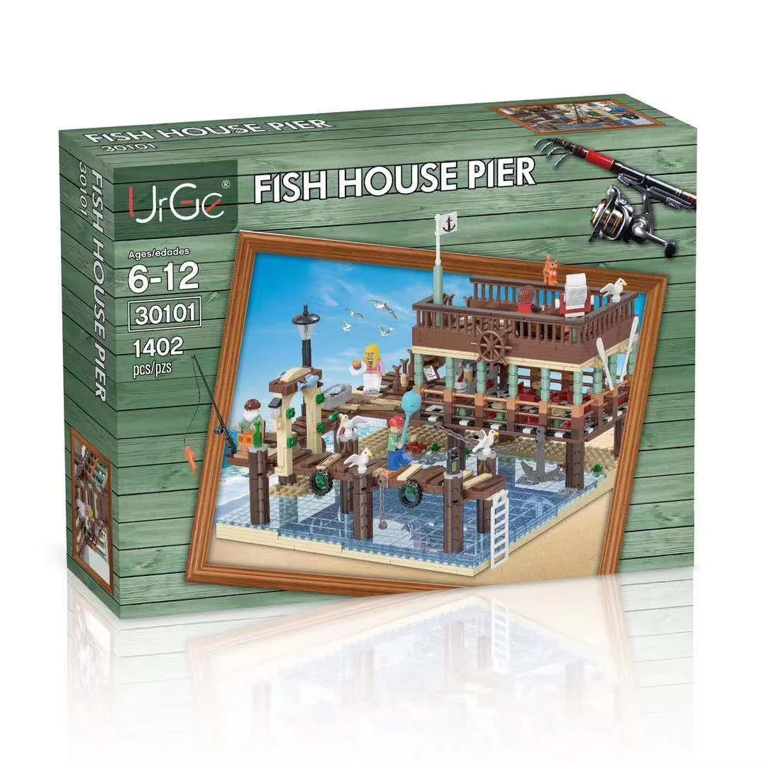 Old Fishhouse: Fishhouse pier 型玩模客 MORKMODEL 30101