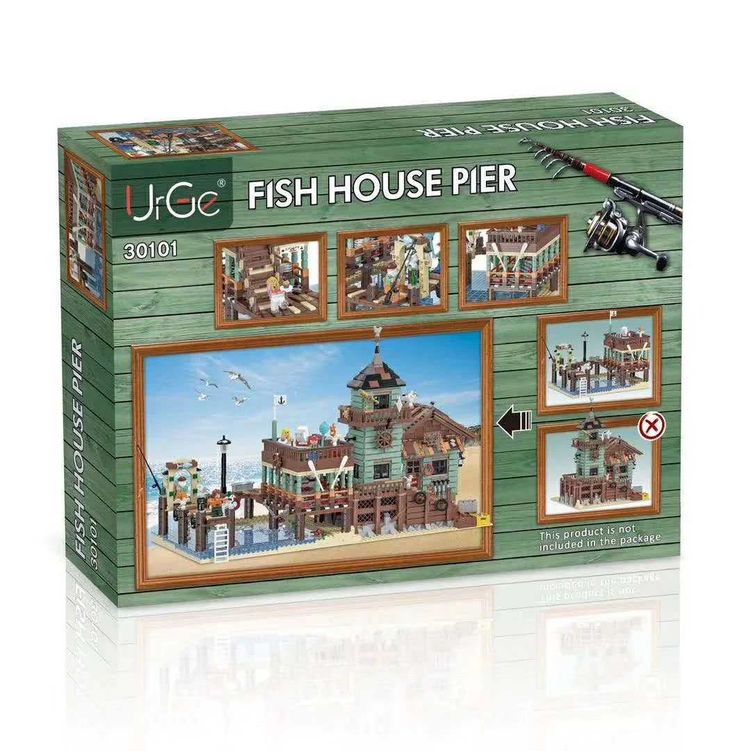 Old Fishhouse: Fishhouse pier 型玩模客 MORKMODEL 30101 image 1