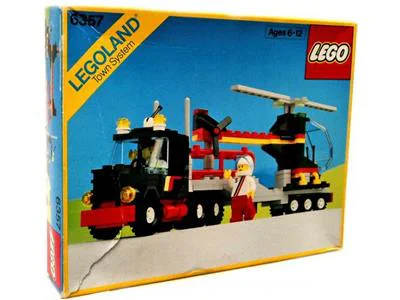 Specialized Helicopter Transport Crane 乐高 LEGO 6357 image 2