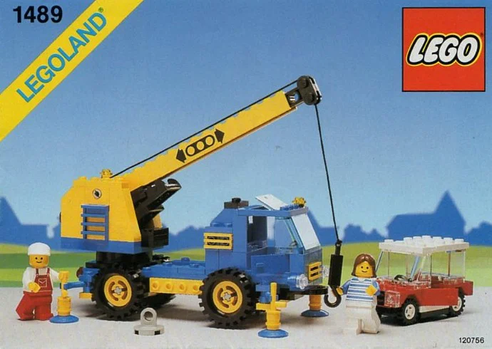 Mobile car cranes 乐高 LEGO 1489 image 1