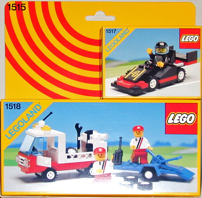 Black racing 乐高 LEGO 1517 image 2