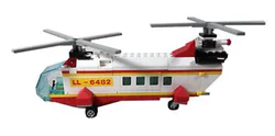 Rescue helicopter.