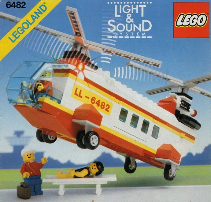 Rescue helicopter. 乐高 LEGO 6482 image 1