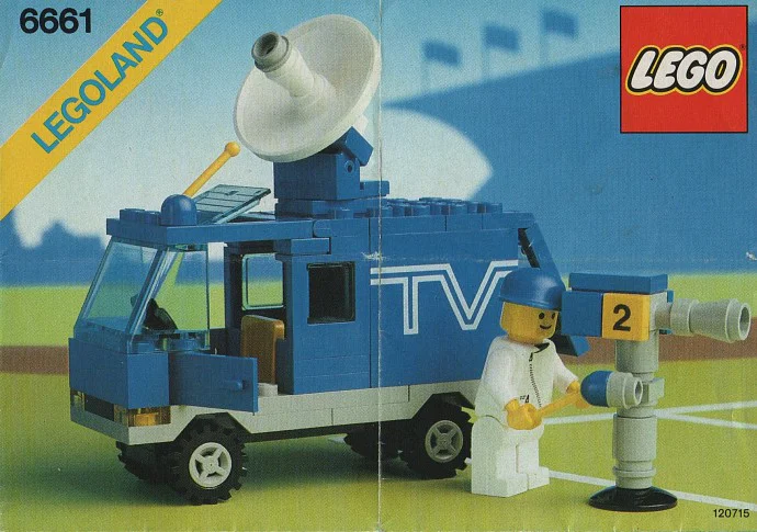 Mobile television studio 乐高 LEGO 6661 image 1