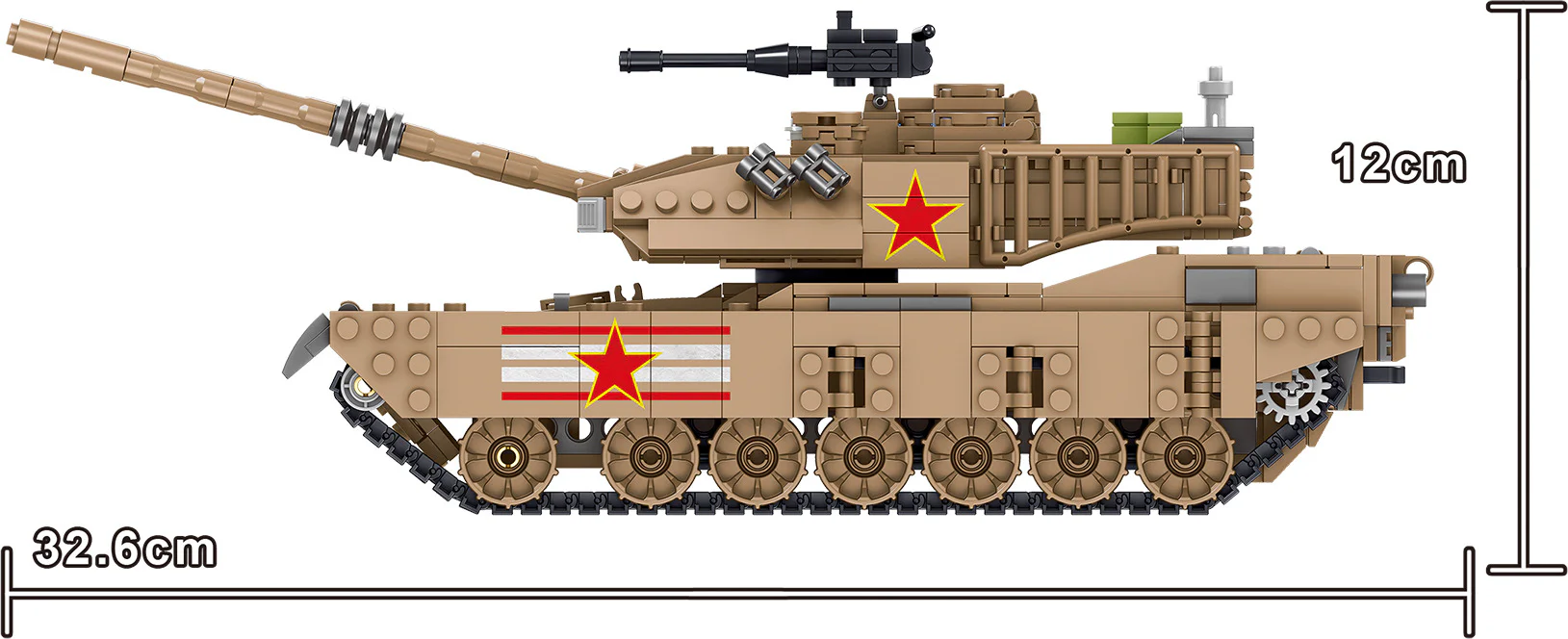 TANK LEGION: CHINA M1A2 MAIN BATTLE TANK 哲高 ZHEGAO QL0129 image 6