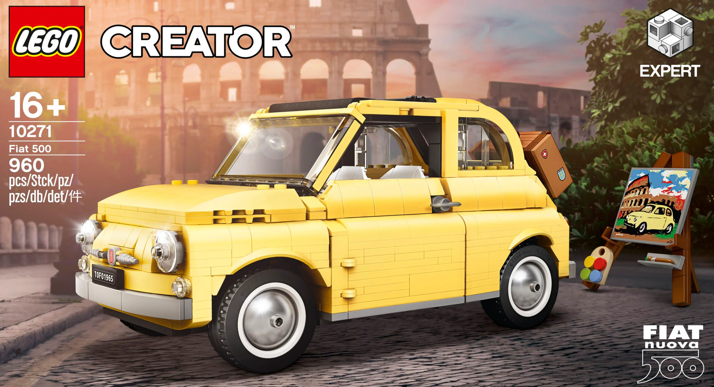 Fiat 500 乐博LEBO 71103 image 1