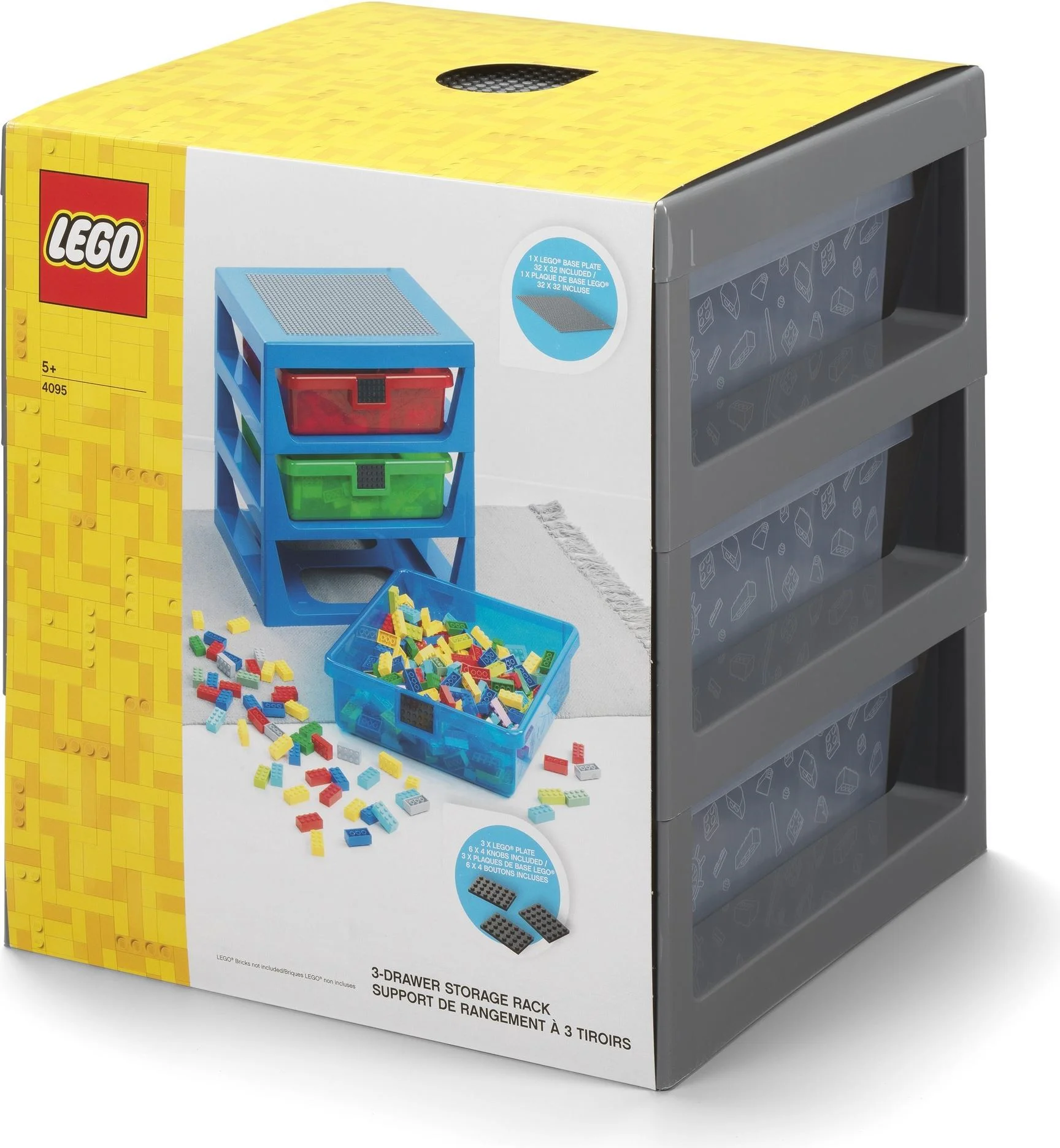 Three-tiered drawer rack 乐高 LEGO 4095-2 image 2