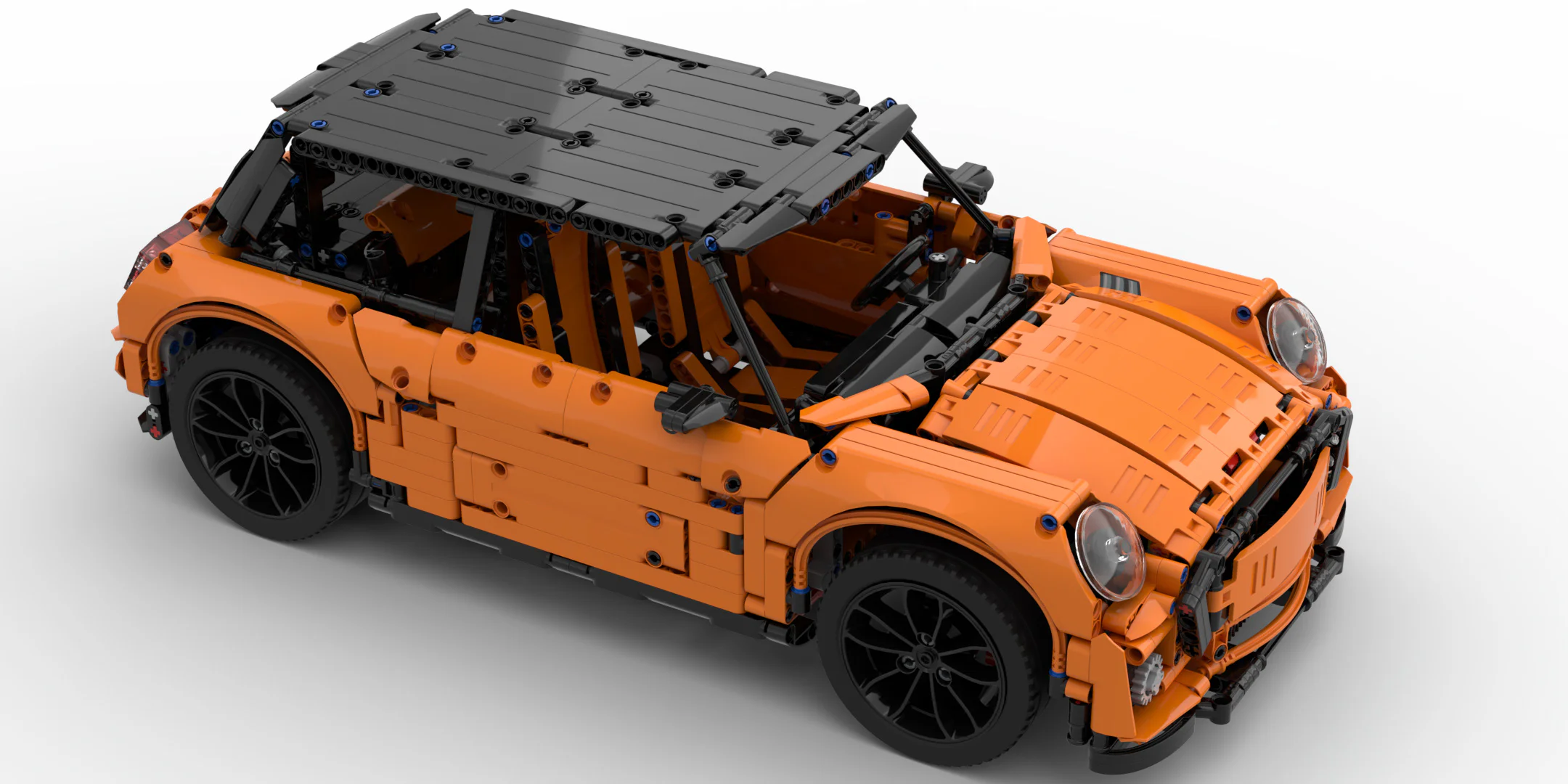 Mini Cooper F56 2016 1/8 Scale Kit Including Interior Details 启智乐 23020 image 3