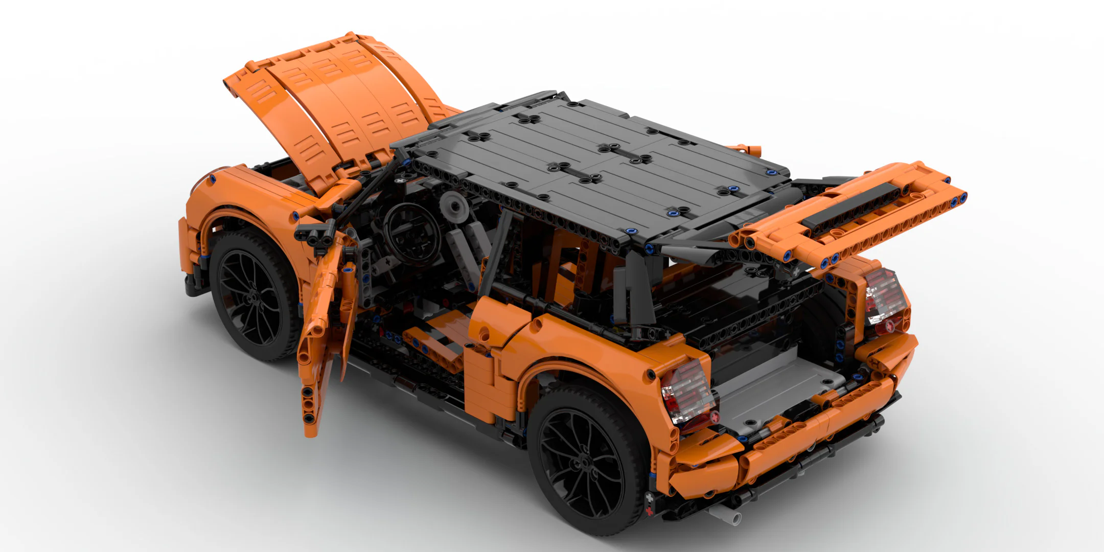 Mini Cooper F56 2016 1/8 Scale Kit Including Interior Details 启智乐 23020 image 5