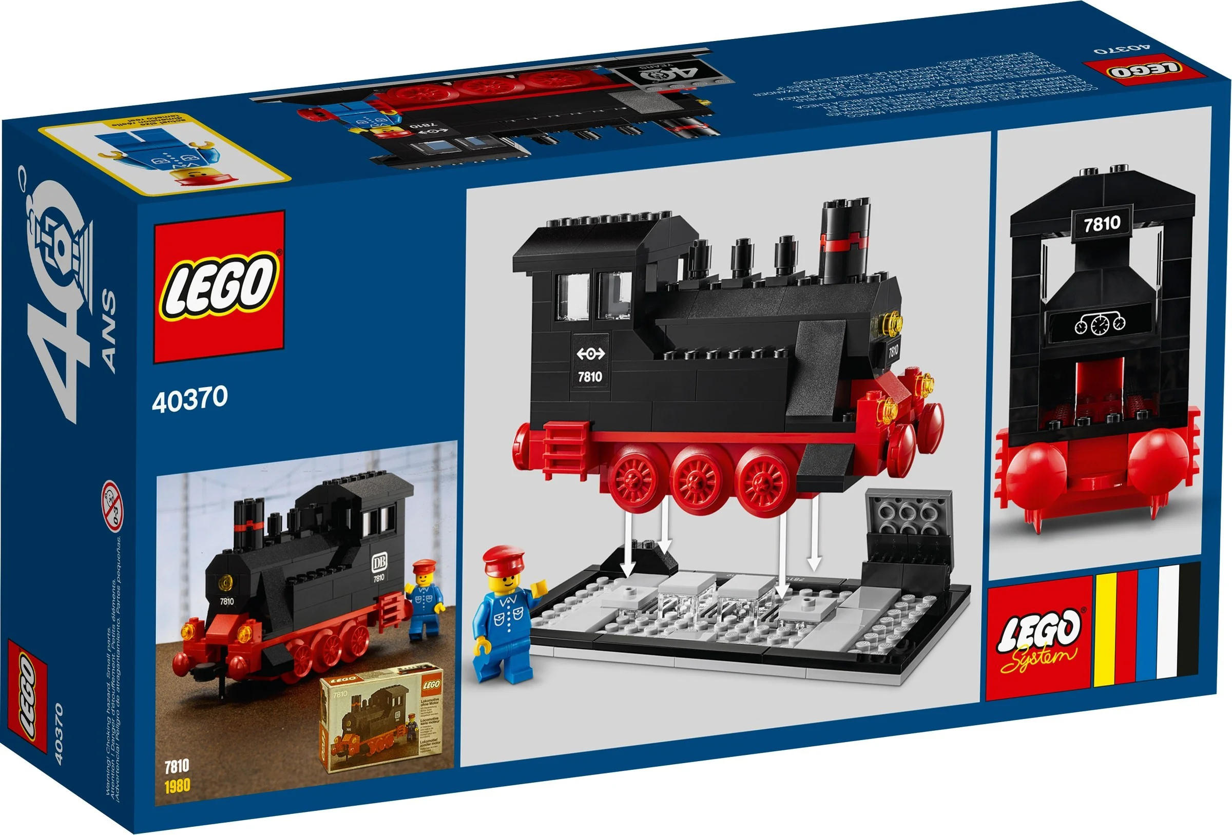 40th anniversary steam engine 乐高 LEGO 40370 image 2