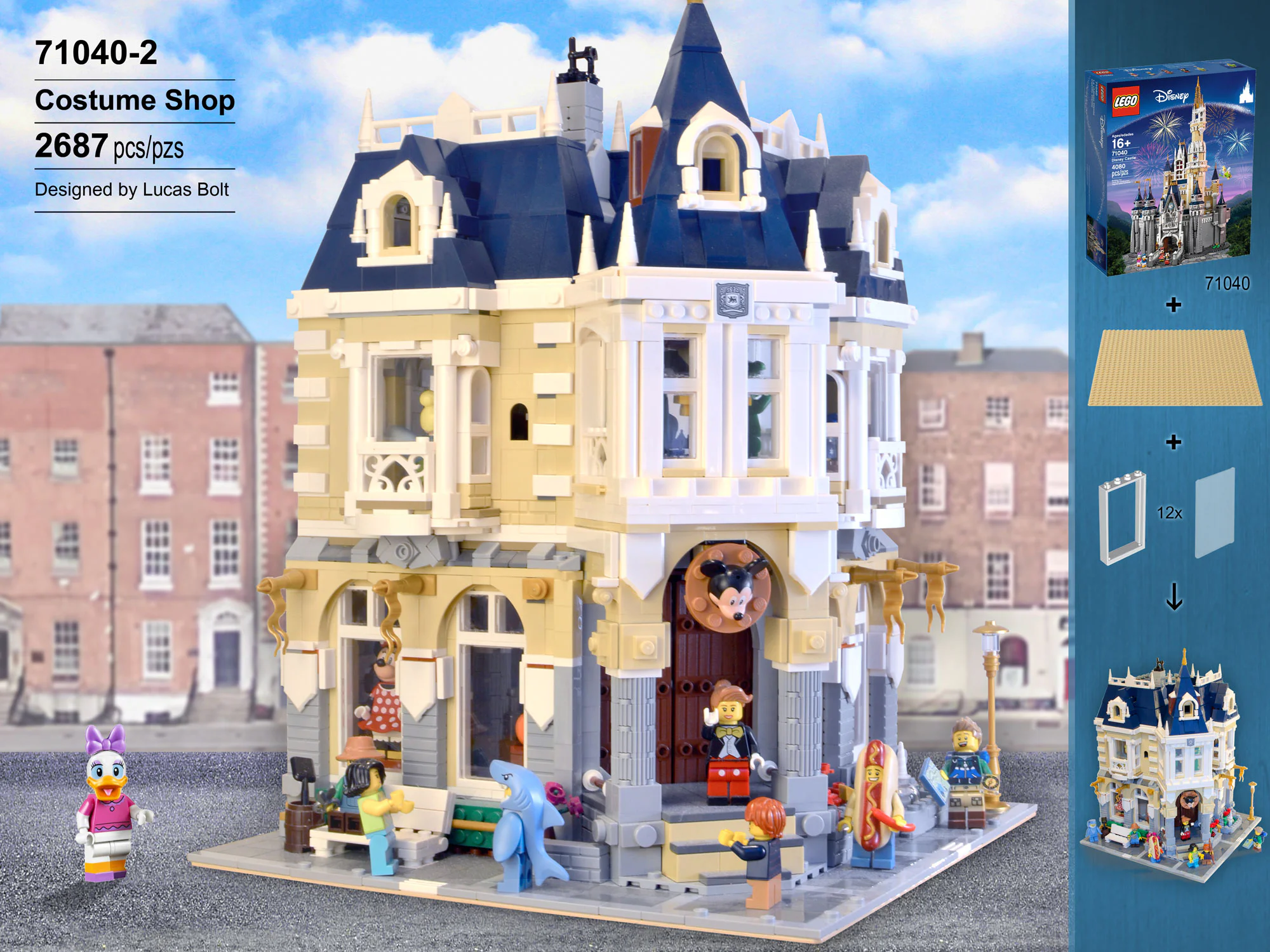 Corner Theme Amusement Park 7,104 Sets Inside MOC-14603 image 1