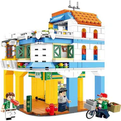 Creative cities: Civilized street junctions of riding buildings