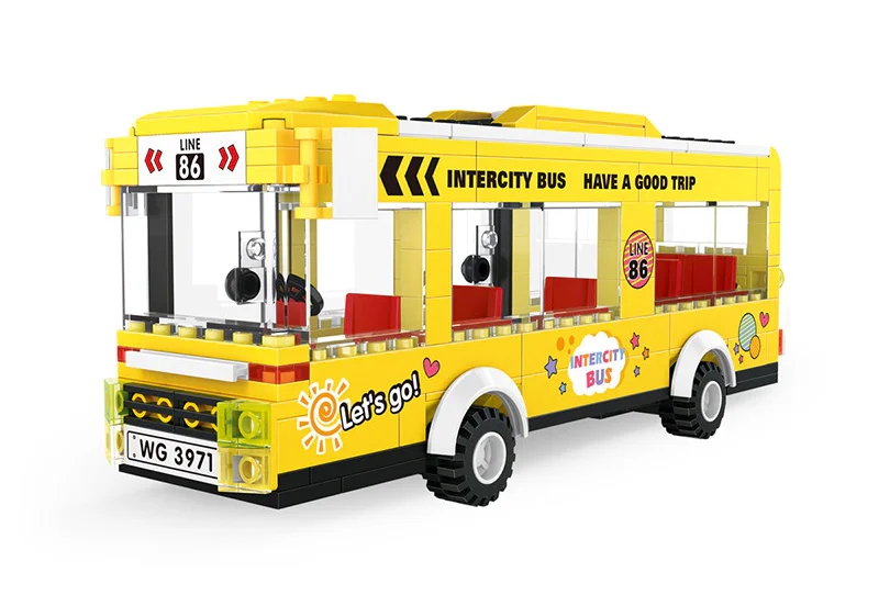 Urban bus: inter-city bus 万格 WANGE/乐博士 Dr.Luck 3971