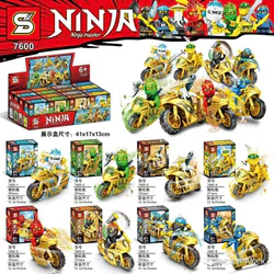 The ninja's gold bike. Eight