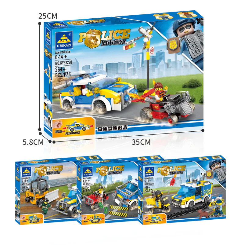 Urban police: high-speed, fast pursuit 开智 KAZI/高博乐 GBL 67270 image 8