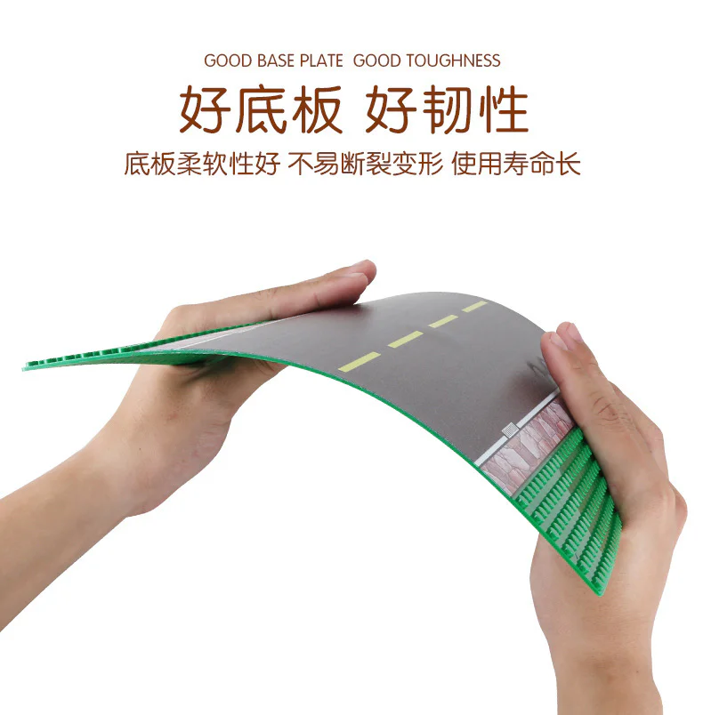 Multifunctional Court, 32x32 Bottom Plate, 5 Models: Asphalt Road, Parking Lot, Football Field, Basketball Court, Baseball Field 万格 WANGE/乐博士 Dr.Luck 8815 image 38