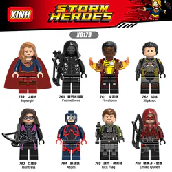 Superhero Figures 8 Models: Female Superhero, Prometheus, Fire Storm, Living Knot, Female Hunter, Atomic Avenger, Rick Flag, Himeko Quinn.