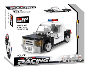 Return vehicle: American police vehicle DECOOL/BrickCool 22019 image 5