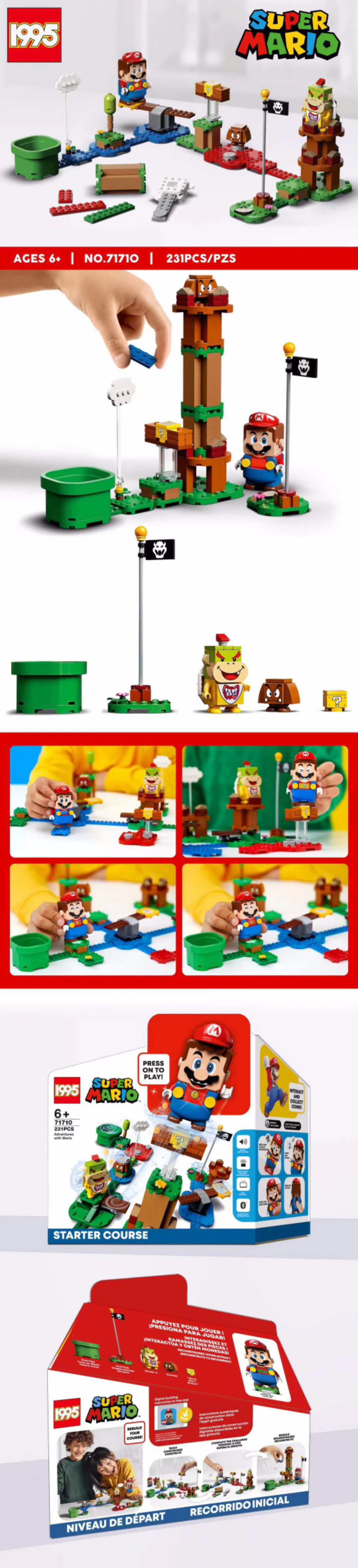 Mario Adventure Starter Pack 1995 71710 image 2