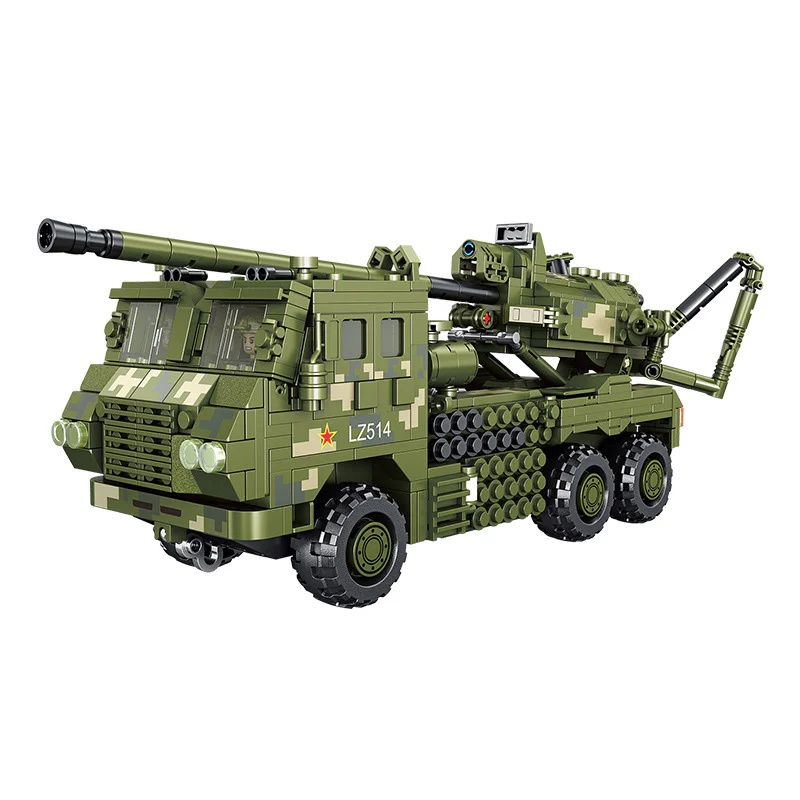 155MM VEHICLE SH-15 LOADED WITH GRENADE 潘洛斯 PANLOSBRICK 639003