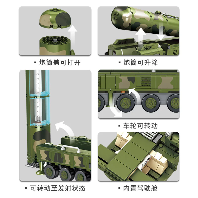East Wind-41 Intercontinental Strategic Nuclear Missiles 潘洛斯 PANLOSBRICK 639009 image 2