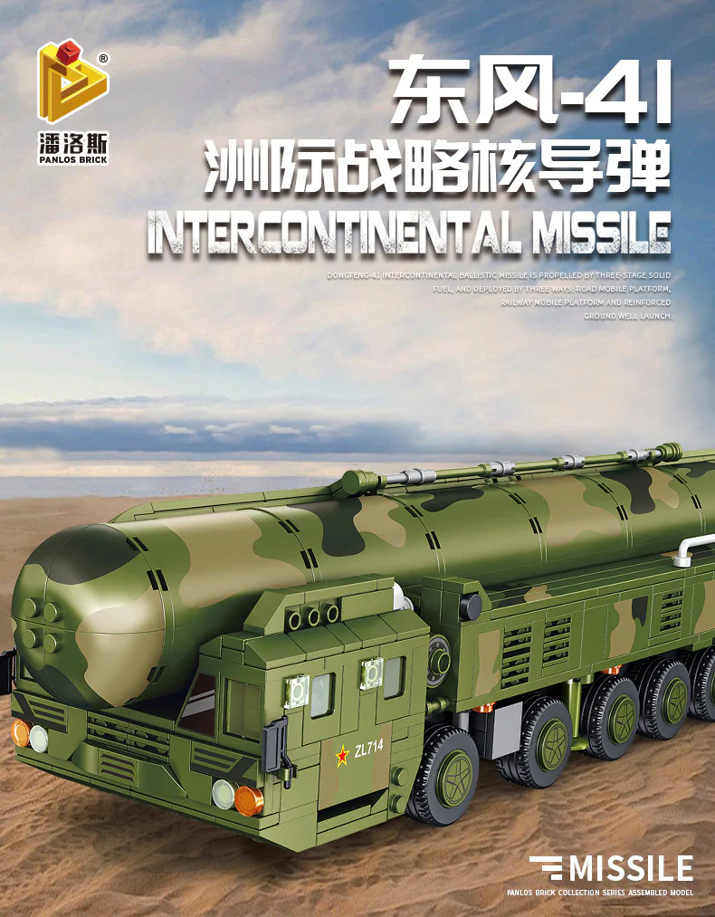 East Wind-41 Intercontinental Strategic Nuclear Missiles 潘洛斯 PANLOSBRICK 639009 image 3