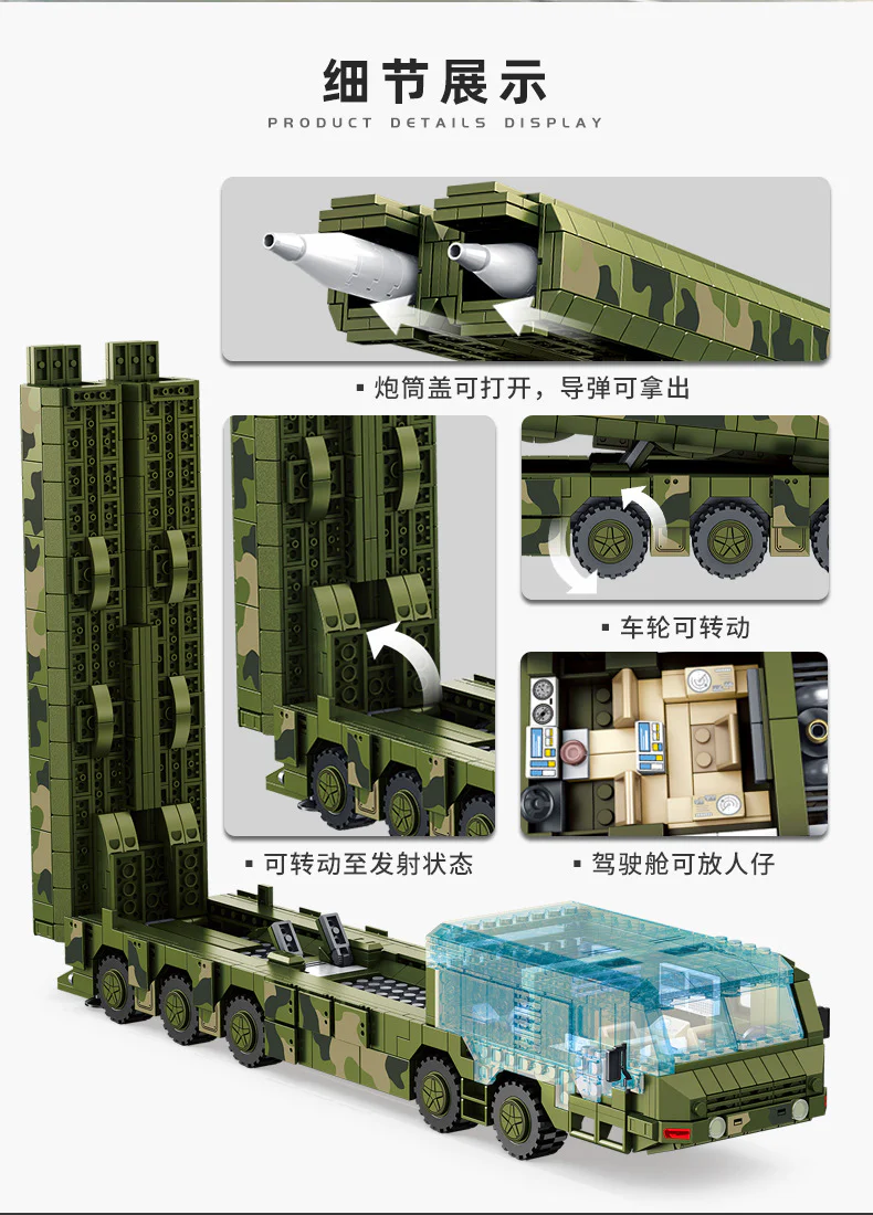 Long Sword 100 Supersonic Cruise Missile 潘洛斯 PANLOSBRICK 639008 image 6