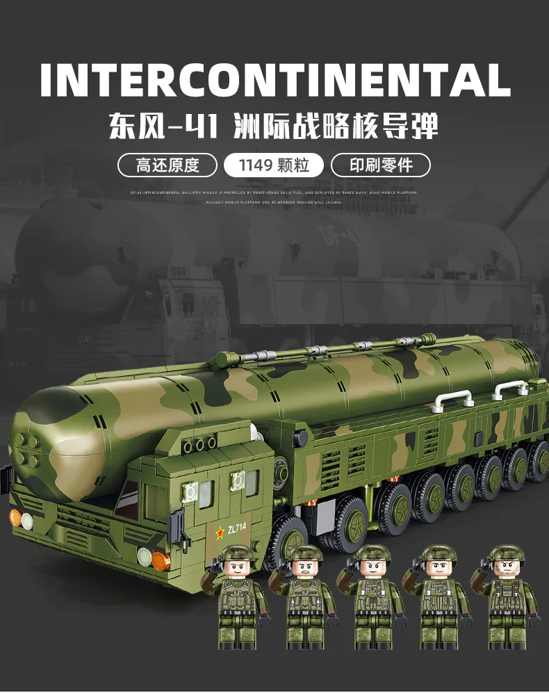 East Wind-41 Intercontinental Strategic Nuclear Missiles 潘洛斯 PANLOSBRICK 639009 image 7