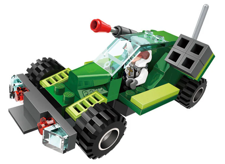 Earth's Edge: Furious Artillery Patrols Border Outposts, Forest Raid Lynx Hunting Tactical Vehicle 古迪 GUDI 8206A image 5