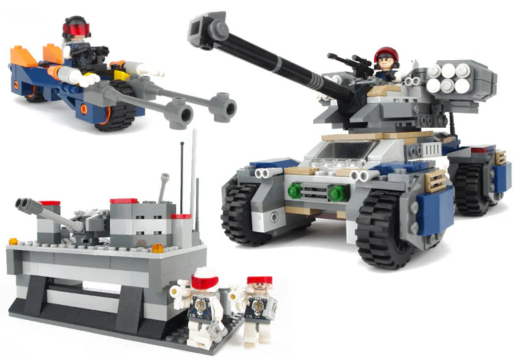 Earth's Edge: Core Defensive Line - Defender Outpost, Massacre Tank, Shadow Blade Speedster Motor. 古迪 GUDI 8216