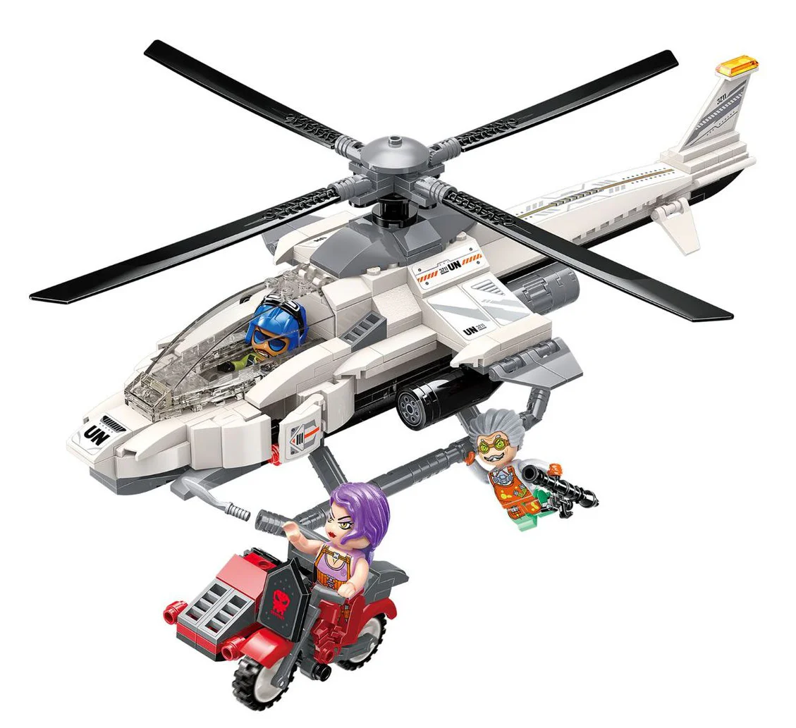 Joint Thunder Mission operations: helicopter raids 启蒙 QMAN/ENLIGHTEN/Keeppley 3211